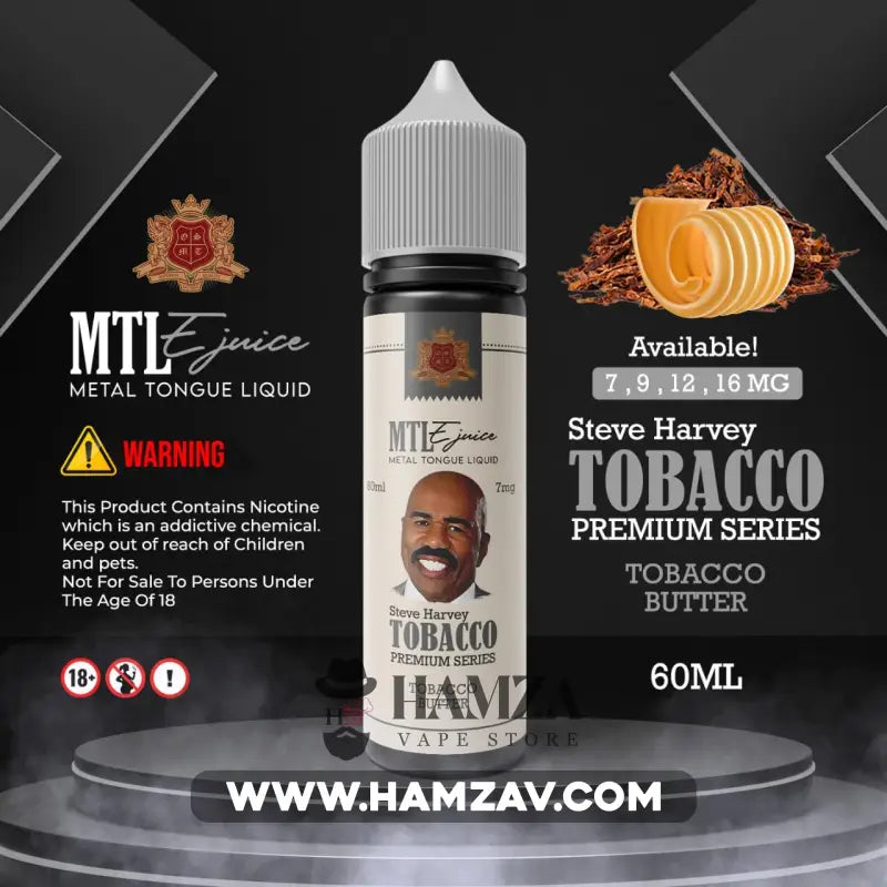 Metal Tongue E Liquid Mtl Tobacco Butter - ميتال تانج توباكو زبدة Egyptian