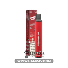 Monster Bars 3500 Puffs Disposable Strawberry Jam -