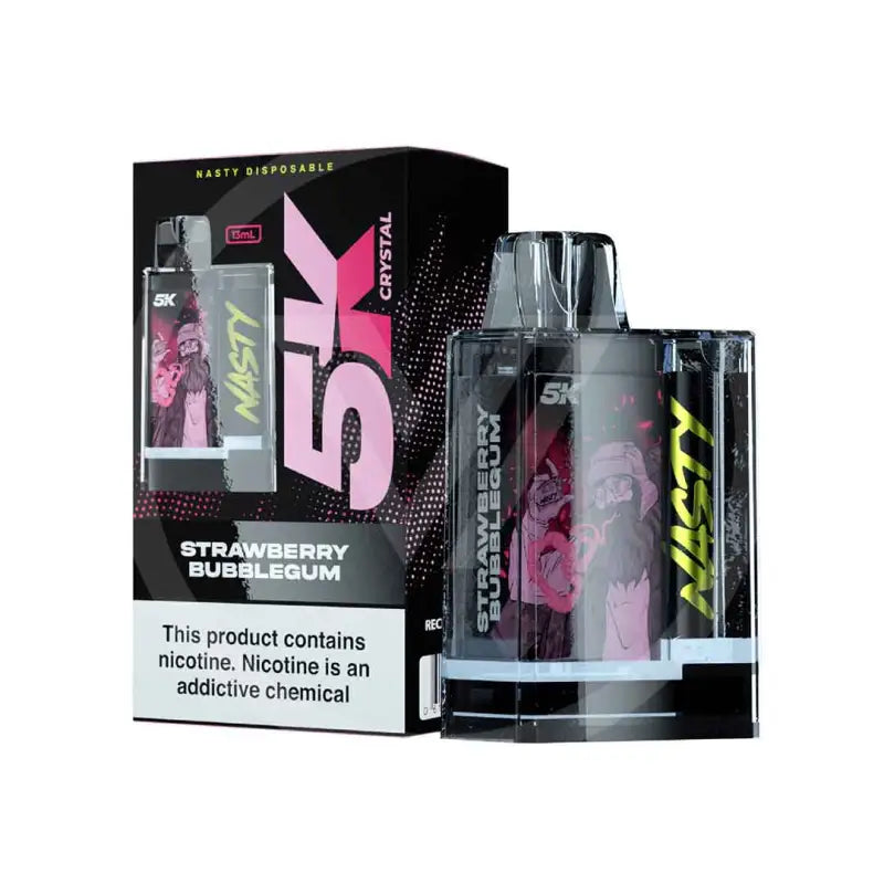Nasty 5K 5000 Puffs Strawberry Bubblegum - Disposable