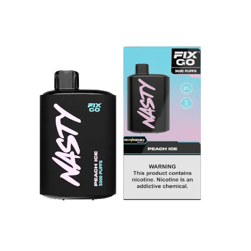 Nasty Fix Go 5000 Puffs Peach Ice - Disposable