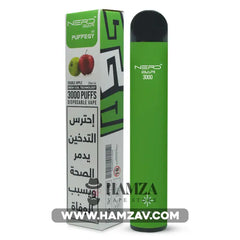 Nerd Bar Disposable 3000 Puffs Double Apple - نيرد بار ديسبوزابل تفاحتين 20mg (3000 Puffs) Disposable