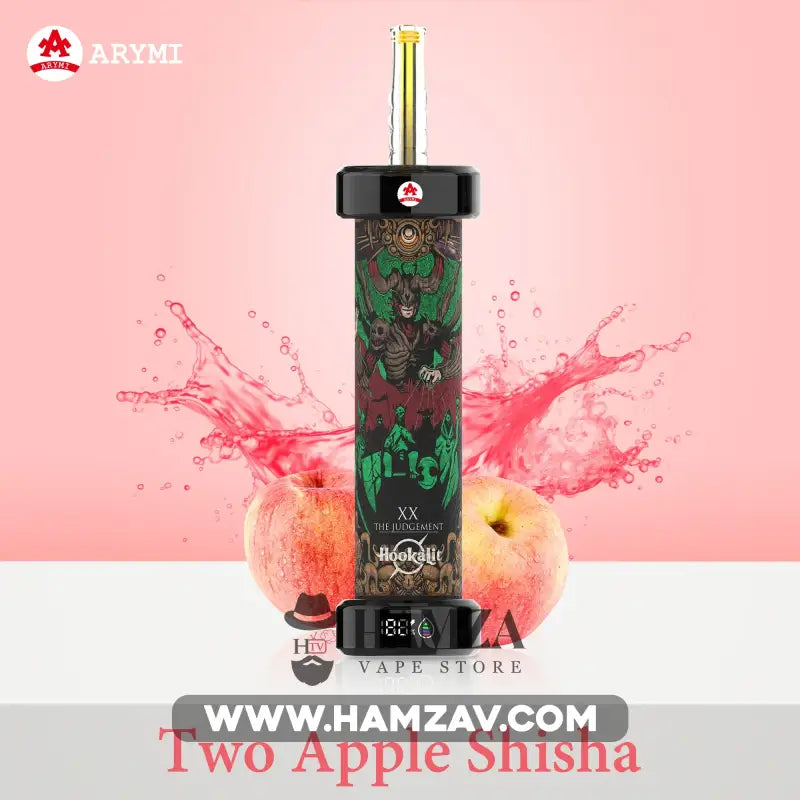OLIT Hookalit Disposable 40k Puffs Two Apple Shisha اوليت هوكاليت ٤٠ الف باف ديسبوزابل شيشة تفاحتين 40000 / 5mg