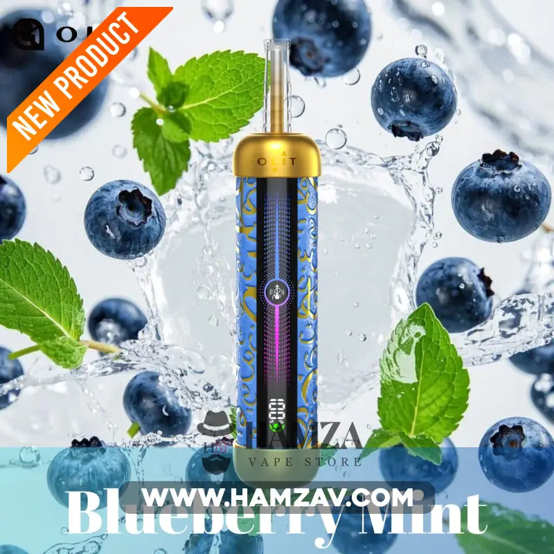 OLIT Hookalit Pro Disposable 60K Puffs BLUEBERRY MINT - اوليت هوكاليت برو 60 الف باف ديسبوزابل بلوبيرى نعناع - 60000