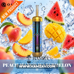 OLIT Hookalit Pro Disposable 60K Puffs PEACH MANGO WATERMELON - اوليت هوكاليت برو 60 الف باف ديسبوزابل خوخ مانجو بطيخ