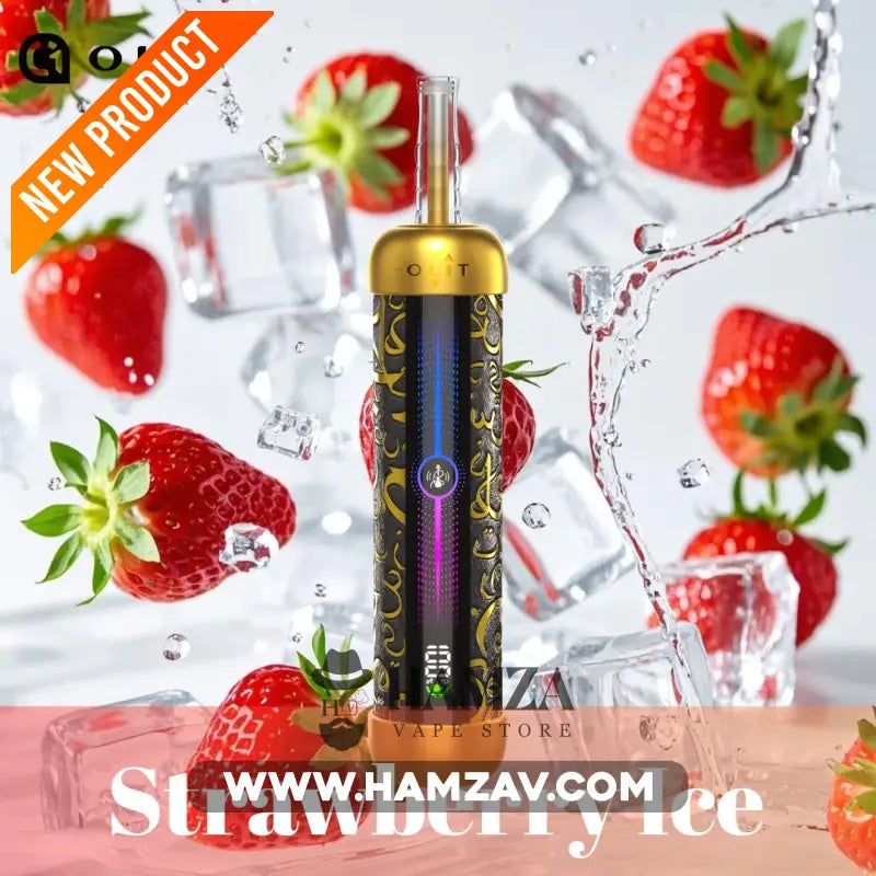 OLIT Hookalit Pro Disposable 60K Puffs STRAWBERRY ICE - اوليت هوكاليت برو 60 الف باف ديسبوزابل فراولة أيس - 60000 / 5mg