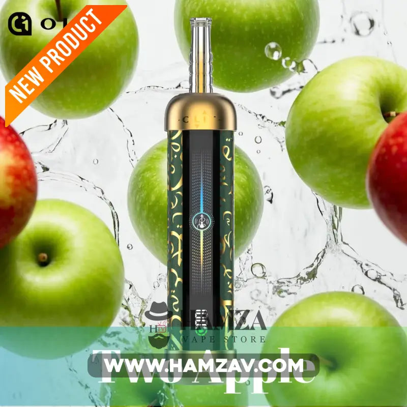 OLIT Hookalit Pro Disposable 60K Puffs TWO APPLE - اوليت هوكاليت برو 60 الف باف ديسبوزابل تفاحتين - 60000 / 5mg