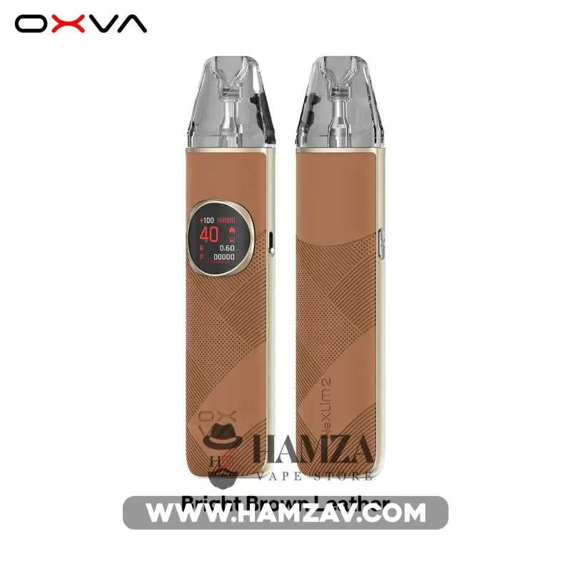 OXVA NeXLIM 2 Kit - اوكسفا نيكسليم 2 كيت - Bright Brown Leather - MTL Pods