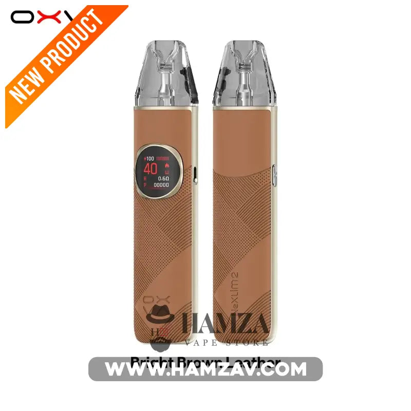OXVA NeXLIM 2 Kit - اوكسفا نيكسليم 2 كيت - Bright Brown Leather - MTL Pods
