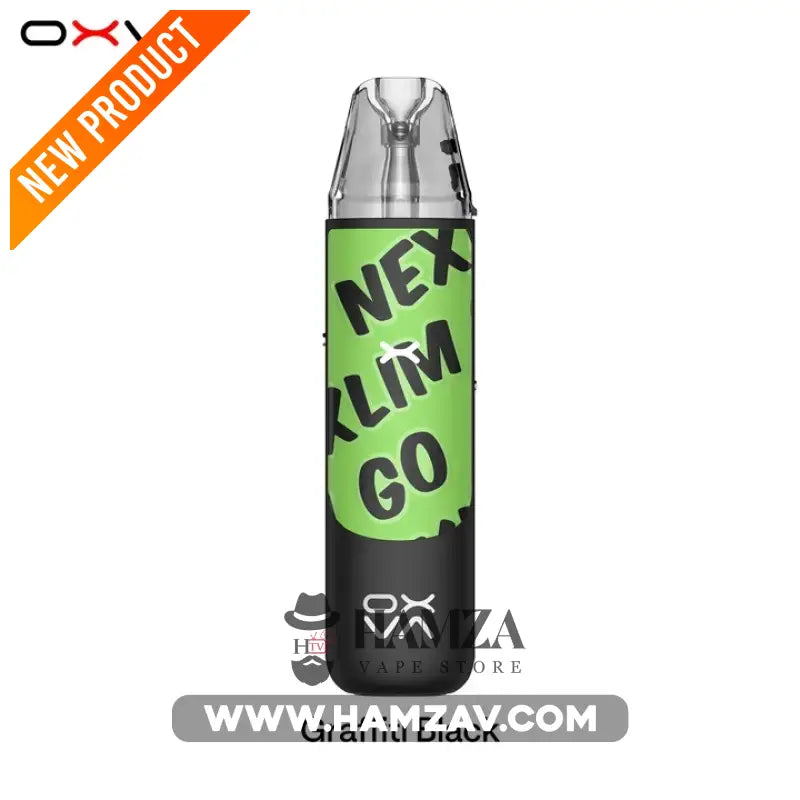 OXVA NeXLIM GO Pod With Lanyard - اوكسفا نيكسليم جو بود مع علاقة - Graffiti black - MTL Pods