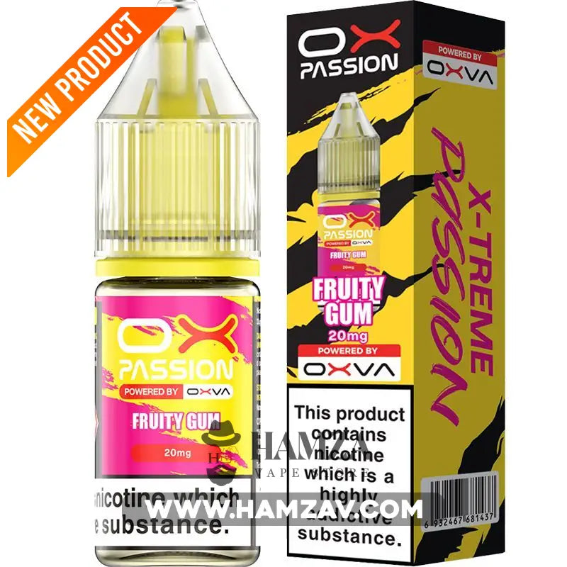 OXVA OX Passion Freeze SaltNic Fruity bubblegum - اوكسفا او اكس باشون فريز سولت لبان فروتى - 30ML (50MG) - Premium