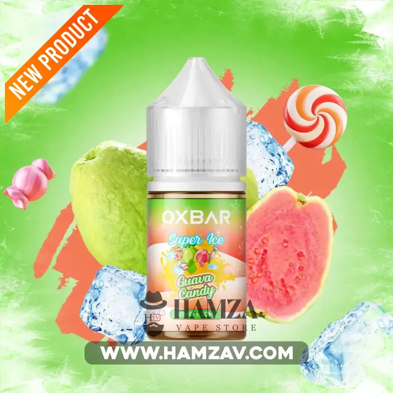 OXVA OX Passion Freeze SaltNic Guava candy - اوكسفا او اكس باشون فريز سولت جوافة كاندى - 30ML (50MG) - Premium Liquid