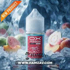 OXVA OX Passion Freeze SaltNic Guava peach - اوكسفا او اكس باشون فريز سولت خوخ جوافة - 30ML (50MG) - Premium Liquid
