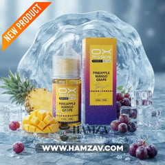 OXVA OX Passion Freeze SaltNic Pineapple mango grape - اوكسفا او اكس باشون فريز سولت أناناس مانجو عنب - 30ML (50MG)