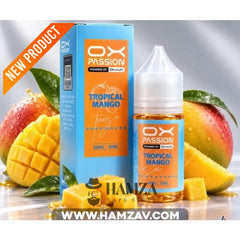 OXVA OX Passion Freeze SaltNic Tropical mango - اوكسفا او اكس باشون فريز سولت تروبيكال مانجو - 30ML (50MG) - Premium