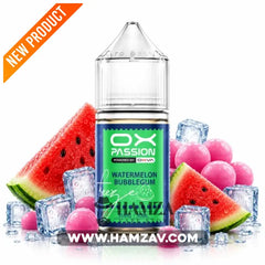 OXVA OX Passion Freeze SaltNic Watermelon mint bubblegum - اوكسفا او اكس باشون فريز سولت لبان بطيخ نعناع - 30ML (50MG)