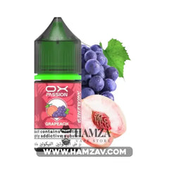 OXVA OX Passion SaltNic Grape Peach - اوكسفا او اكس باشون سولت عنب خوخ 30mg (30ml) Premium Liquid