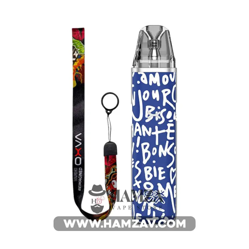 OXVA XLim GO Pod - اوكسفا اكسليم جو بود Graffiti Blue (With Lanyard) MTL Pods