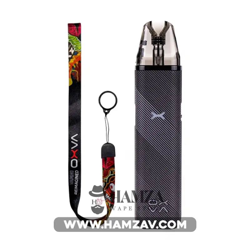 OXVA XLim GO Pod - اوكسفا اكسليم جو بود Striped Grey (With Lanyard) MTL Pods