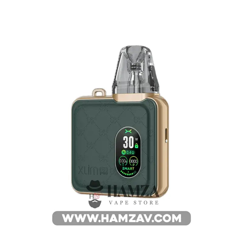 Oxva Xlim Sq Pro Pod - اوكسفا اكسليم اس كيو برو بود Green Leather Mtl Pods