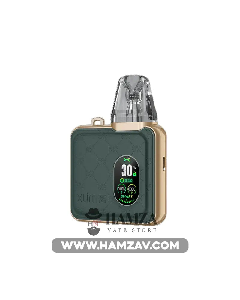 Oxva Xlim Sq Pro Pod - اوكسفا اكسليم اس كيو برو بود Green Leather Mtl Pods