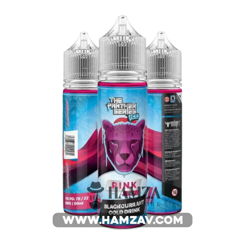 Pink Panther Pink ice Blackcurrant cold Drink بينك بانثر بلاك كرنت ايس كولد درينك Premium Liquid
