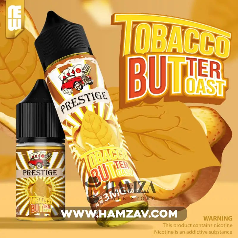 Prestige Tobacco Butter Toast - برستيج توباكو زبدة توست Egyptian Liquid