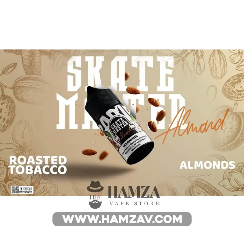 Ramp Saltnic Skate Master Almond Tobacco - رامب سولت سكيت ماستر توباكو لوز محمص Egyptian Liquid