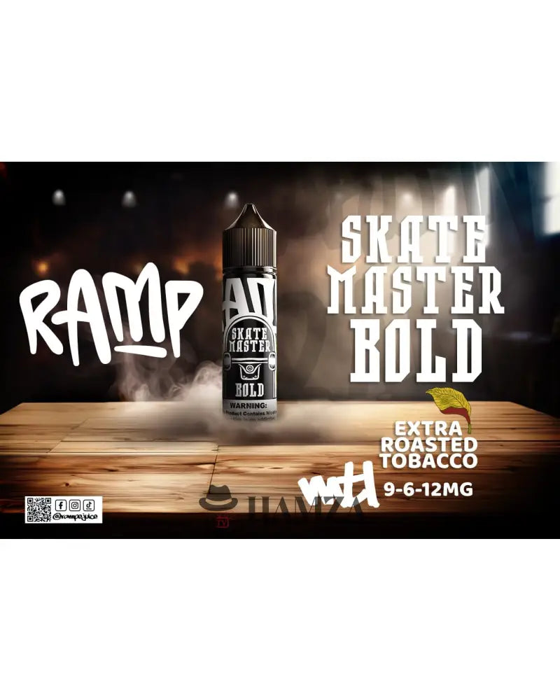 Ramp Skate Master Bold Tobacco - رامب سكيت ماستر توباكو خشن محمص اكثر Egyptian Liquid