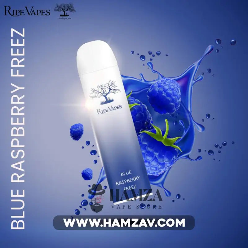Ripe Vapes Palm 3000 Disposable Blue Raspberry Freez -