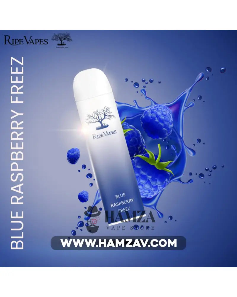 Ripe Vapes Palm 3000 Disposable Blue Raspberry Freez -