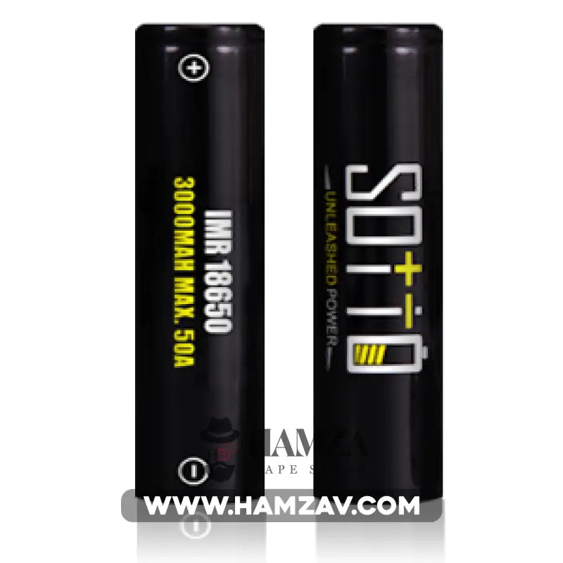 Sotto 18650 Batteries - Black 3000Mah Accessories