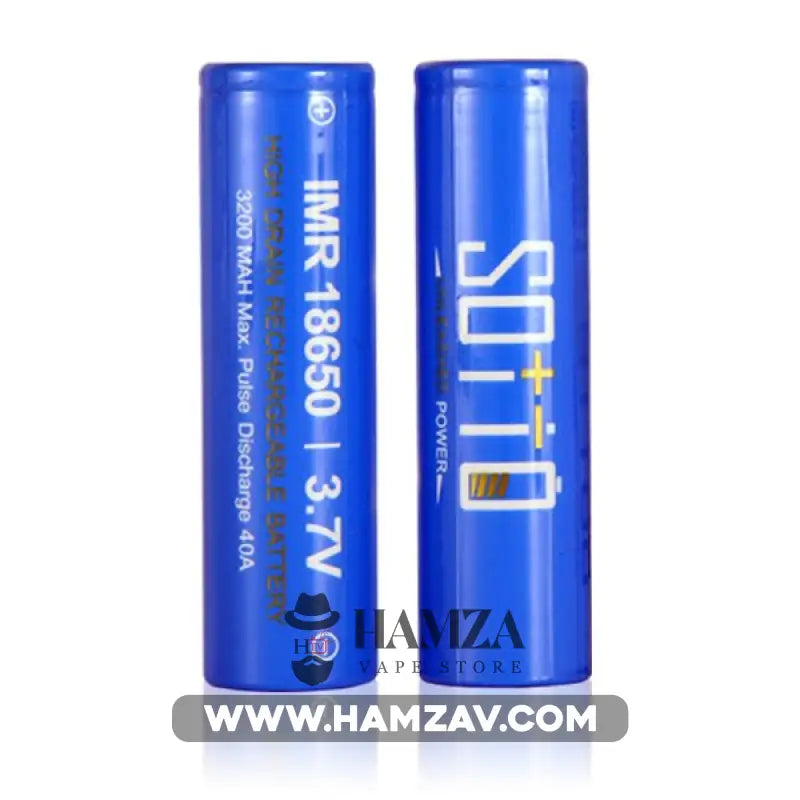 Sotto 18650 Batteries - Blue 3200Mah Accessories