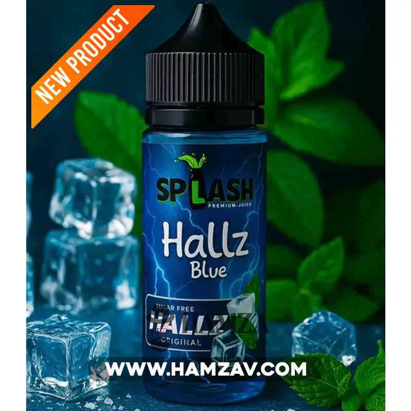 Splash Blue Mint Ice - سبلاش بلو مينت ساقع - DL (100ML) / 3mg - Egyptian Liquid