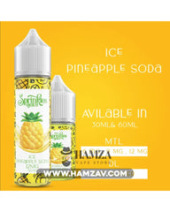 Sprinkles E Juice Ice Pineapple Soda - سبرينكلز صودا اناناس ساقع Mtl (60Ml) / 6Mg Egyptian Liquid