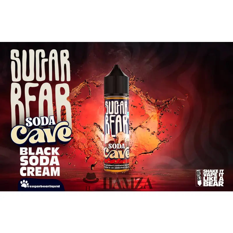 Sugarbear Saltnic Soda Cave - شوجر بير سولت صودا كيف كريمة مع ساقع Egyptian Liquid