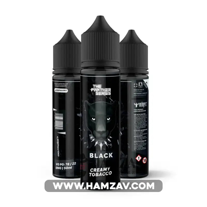 The Panther Series Black Creamy Tobacco - بانثر بلاك كريمي توباكو Premium Liquid