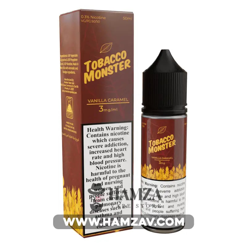 Tobacco Monster Vanilla Caramel - Premium Liquid