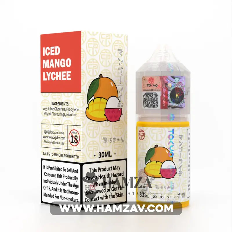 Tokyo E Juice SaltNic Iced Mango Lychee - طوكيو سولت مانجو ليتشى ساقع - Premium Liquid