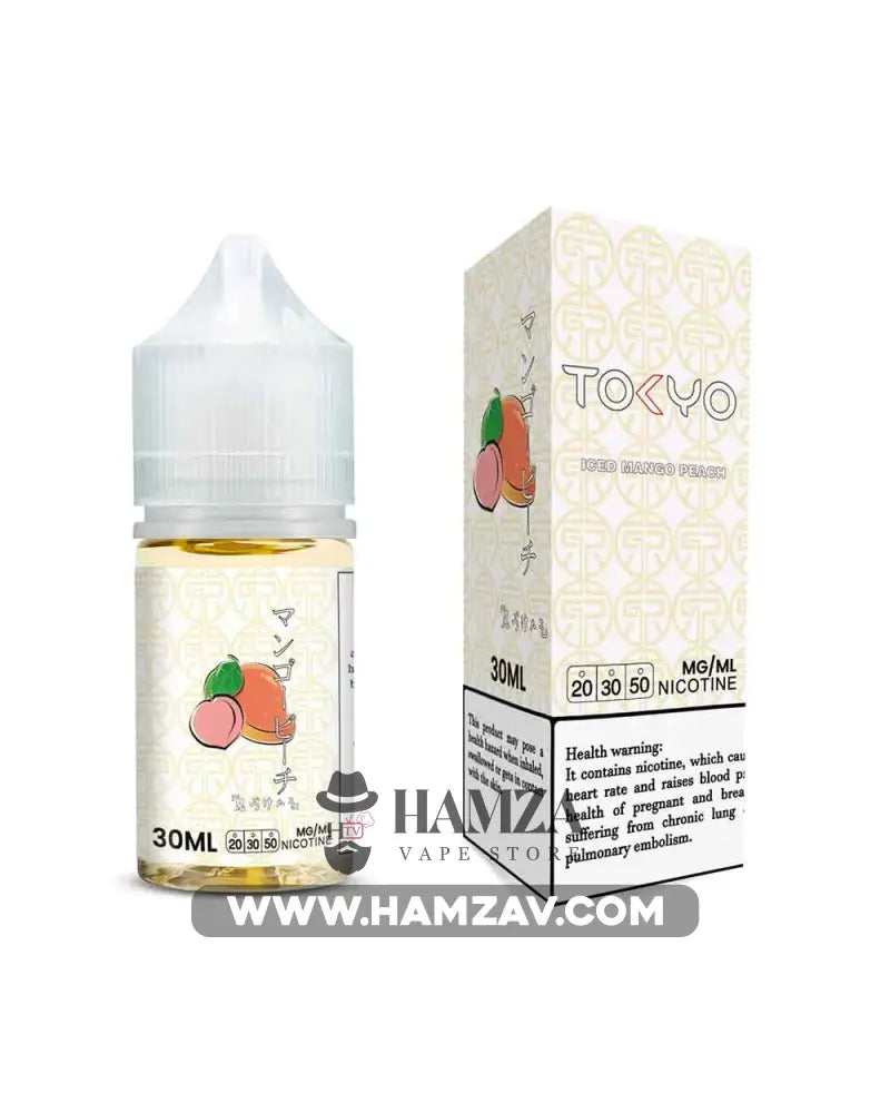 Tokyo E Juice Saltnic Iced Mango Peach - طوكيو سولت مانجو خوخ ساقع Premium Liquid