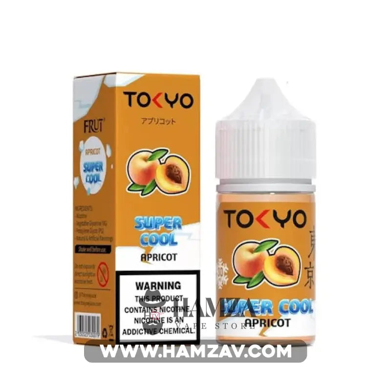 Tokyo E Juice Saltnic Super Cool Apricot - طوكيو سولت سوبر كوول مشمش ساقع Premium Liquid