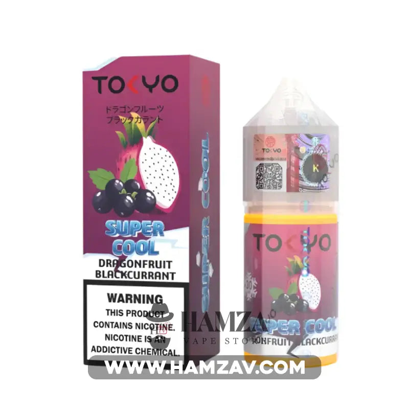 Tokyo E Juice SaltNic Super Cool Dragon fruit blackcurrant - طوكيو سولت سوبر كوول دراجون فروت بلاك كارنت - Premium