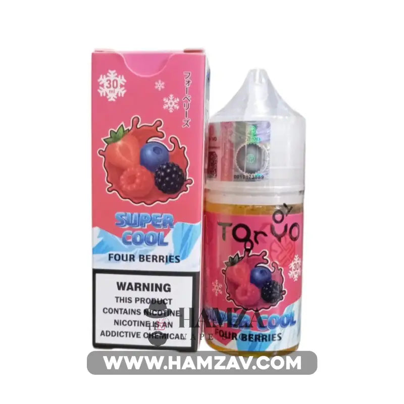 Tokyo E Juice SaltNic Super Cool Four Berries - طوكيو سولت سوبر كوول ميكس توت Premium Liquid