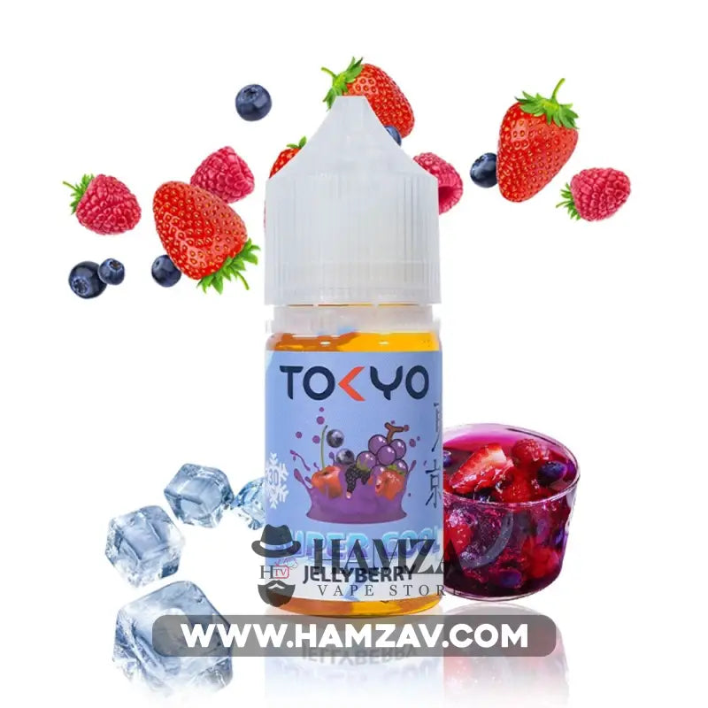 Tokyo E Juice Saltnic Super Cool Jelly Berry - طوكيو سولت سوبر كوول جيلي توت Premium Liquid