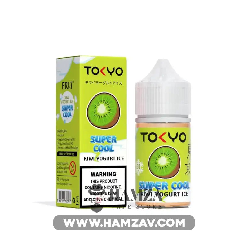 Tokyo E Juice Saltnic Super Cool Kiwi Yogurt Ice - طوكيو سولت سوبر كوول زبادي