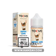 Tokyo E Juice Saltnic Super Cool Milk Tea - طوكيو سولت سوبر كوول شاي حليب ساقع Premium Liquid