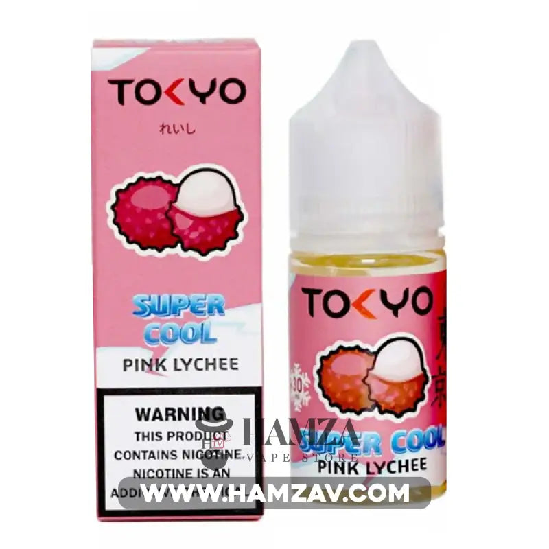 Tokyo E Juice Saltnic Super Cool Pink Lychee - طوكيو سولت سوبر كوول بينك ليتشي Premium Liquid