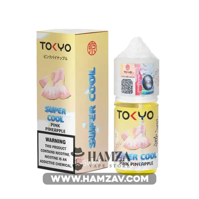 Tokyo E Juice SaltNic Super Cool Pink pineapple - طوكيو سولت سوبر كوول بينك أناناس Premium Liquid