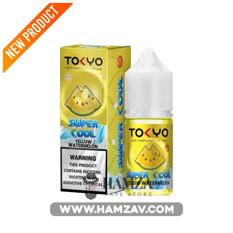 Tokyo E Juice SaltNic Super Cool Yellow watermelon - طوكيو سولت سوبر كوول بطيخ أصفر - Premium Liquid