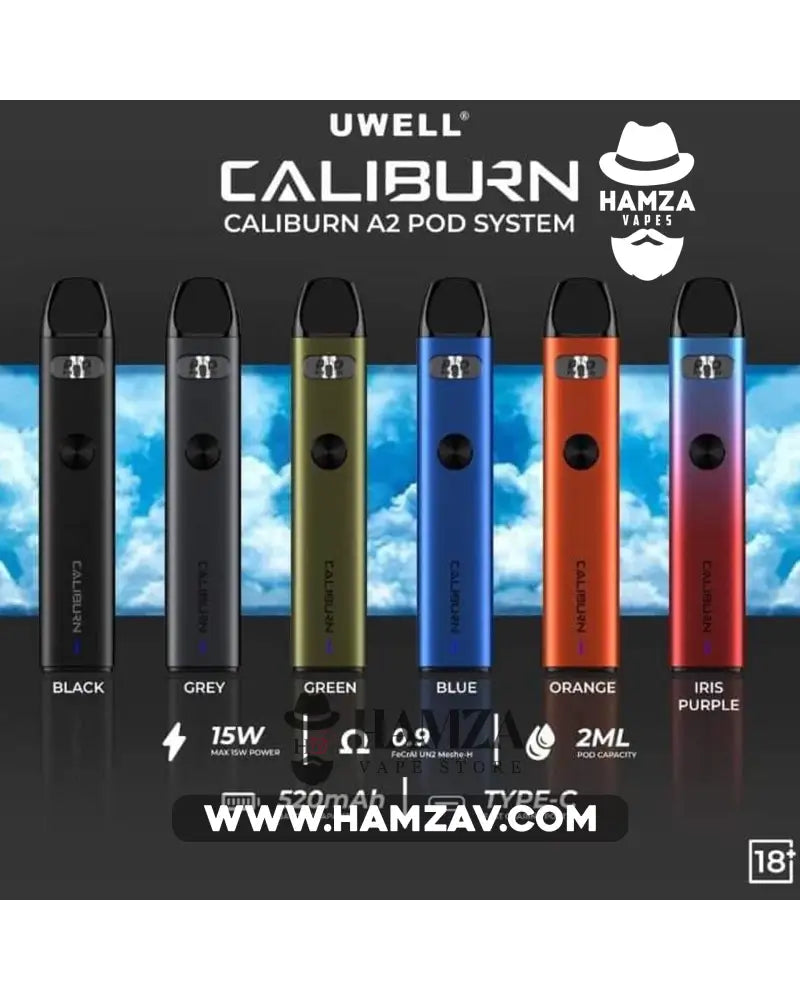 Uwell Caliburn A2 Pod - 2 Mtl Pods