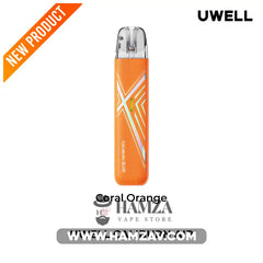 Uwell Caliburn Air Pod - يوويل كاليبرن اير بود - Coral Orange - MTL Pods